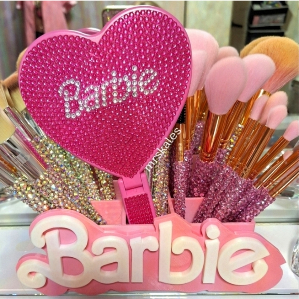 Barbie Rhinestone Hand Mirror - Picture 14 of 16